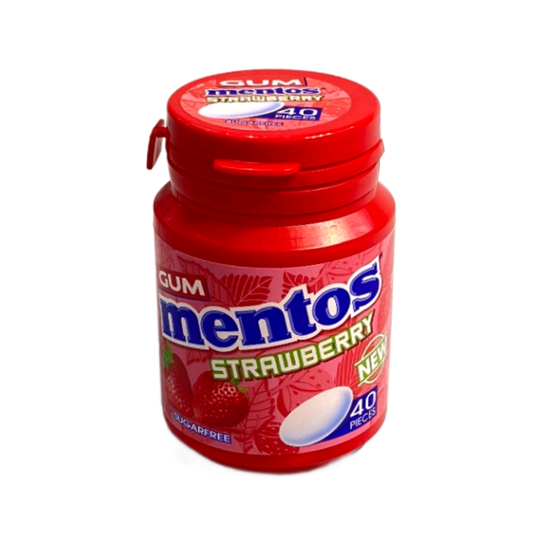 آدامس منتوس با طعم توت فرنگی