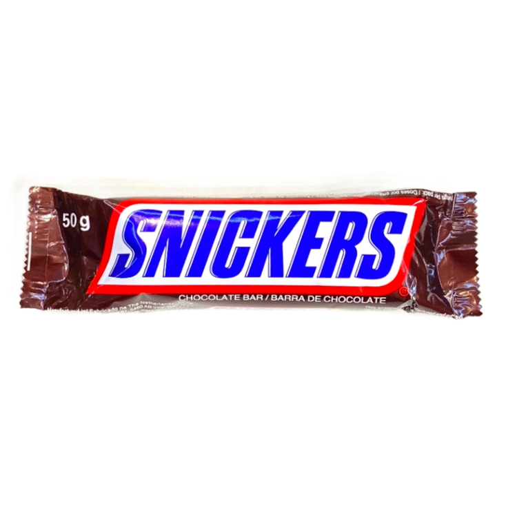 شکلات اسنیکرز با کارامل و مغز بادامزمینی | Snickers Chocolate Bar