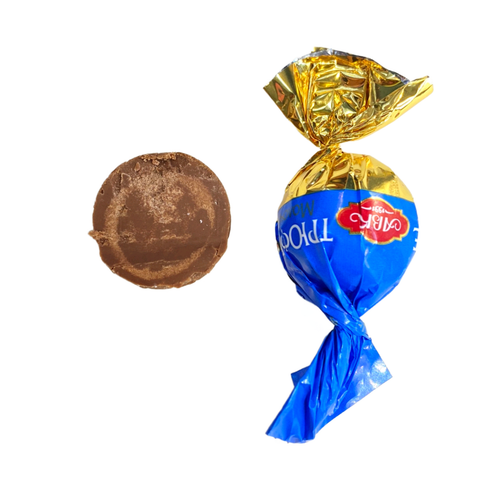 شکلات ترافل با کرم شیر و شکلات