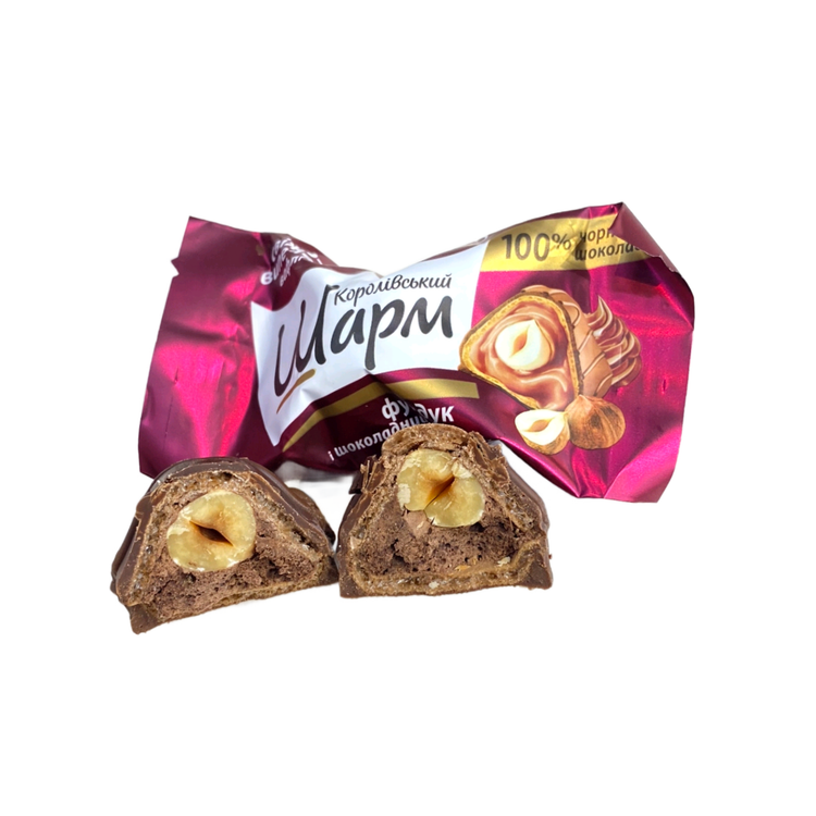 ویفر شکلاتی با کرم شکلات و مغز فندق