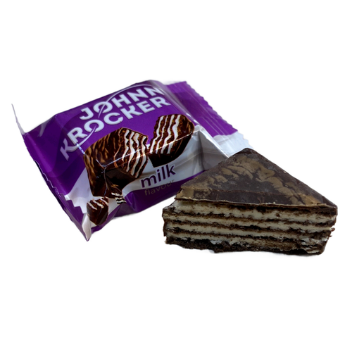 لایههای ویفر با شیر و شکلات