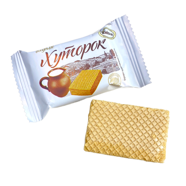 ویفر با کرم شیر