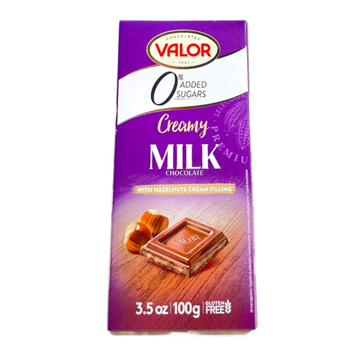 شکلات تابلت کرم فندق بدون شکر والور