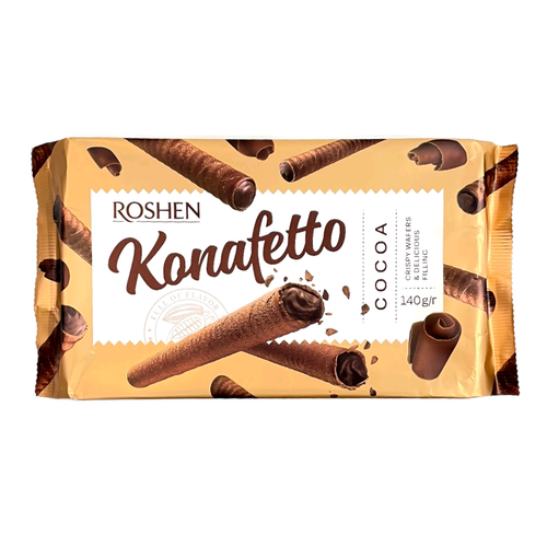ویفر کنافِتو روشن با کرم شکلات | Roshen Konafetto Chocolate Cream