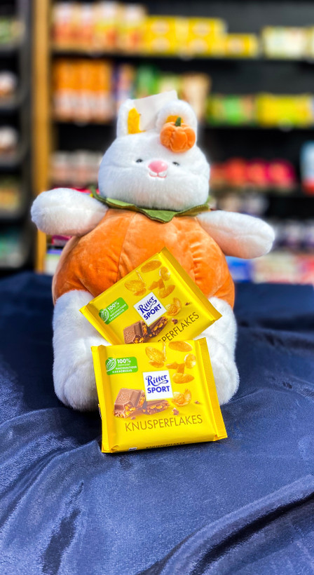 شکلات با تکه های کورنفاکس