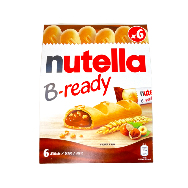شکلات ویفر Nutella B‑Ready – بسته ۶ عددی × ۲۲ گرم (کل ۱۳۲ گرم)