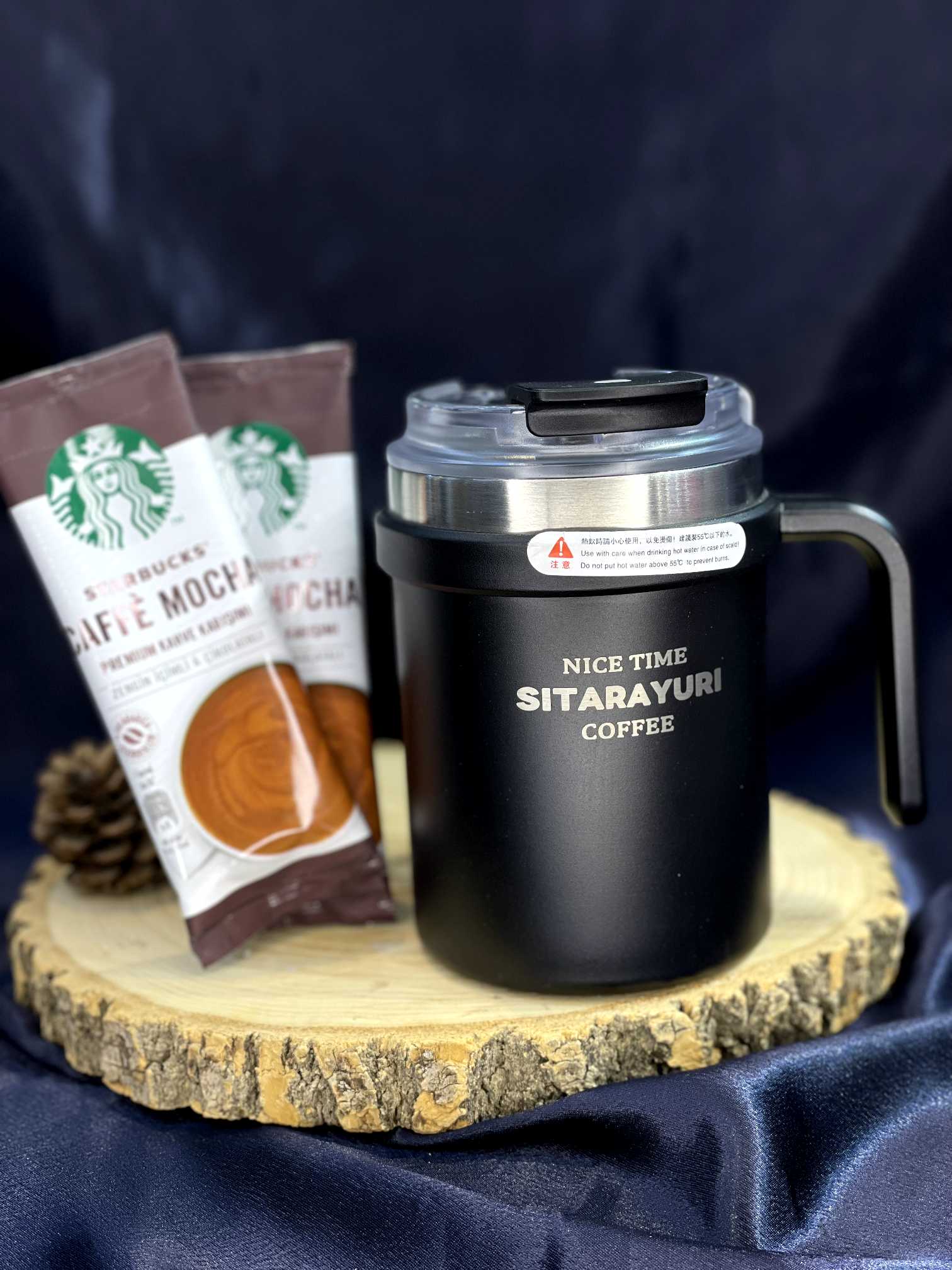 خرید تراول ماگ دسته دار مدل Nice time Sitarayuri coffee
