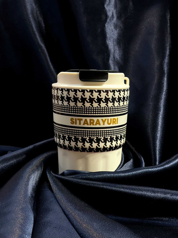 خرید تراول ماگ با طرح سیاه سفید