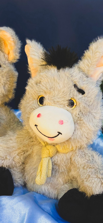 عروسک الاغ طلایی برای هدیه پسر و دختر