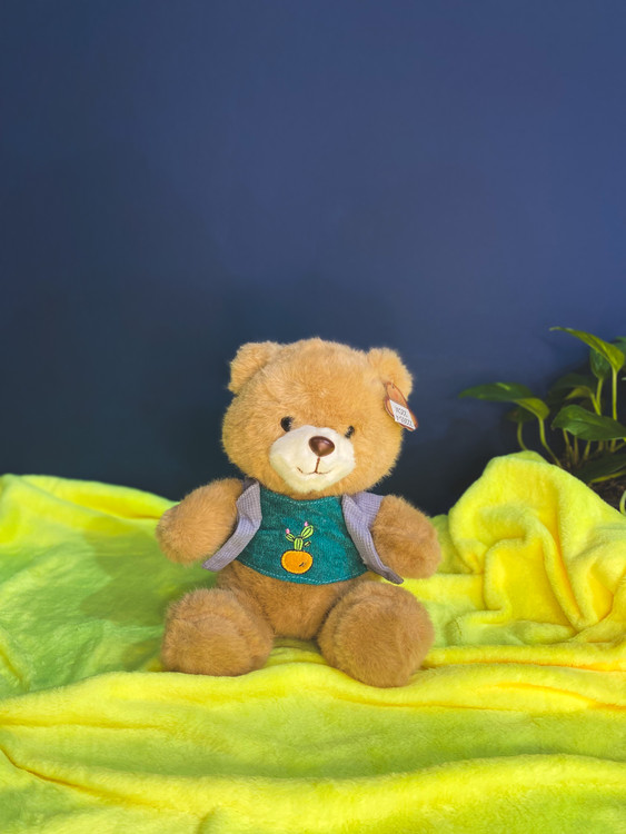 عروسک خرس با رنگ خاکی