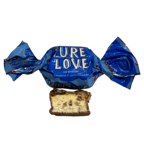 خرید شکلات با کرم خامه و کارامل پیور لاو کنتی