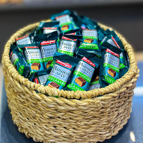 خرید ویفر شکلاتی تلخ بدون قند پوبدا