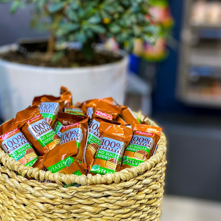 ویفر بدون شکر شیرین شده با استویا