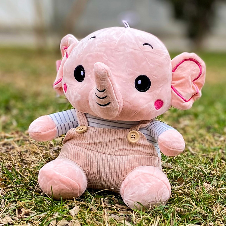 عروسک فیل صورتی دخترانه