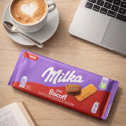 شکلات تابلتی میلکا با طعم خاص برای عصرانه