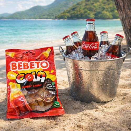 خرید آنلاین پاستیل نوشابه ببتو ساخت ترکیه یک طعم جذاب با کولا