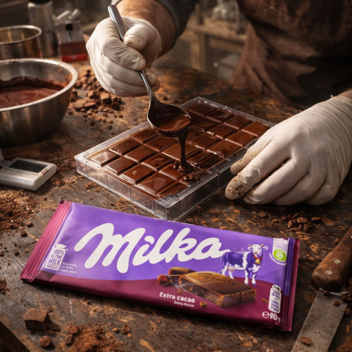 شکلات کاکائویی میلکا اکسترا کاکائو