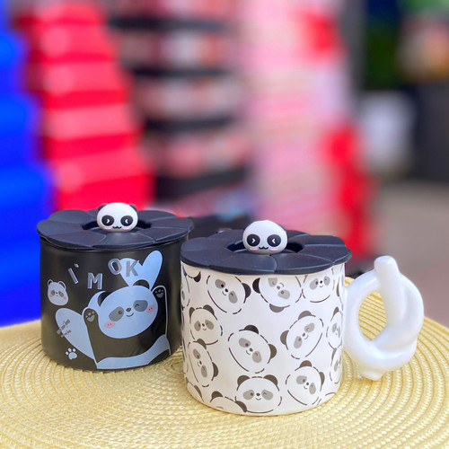 ماگ سرامیکی با در سیلیکونی